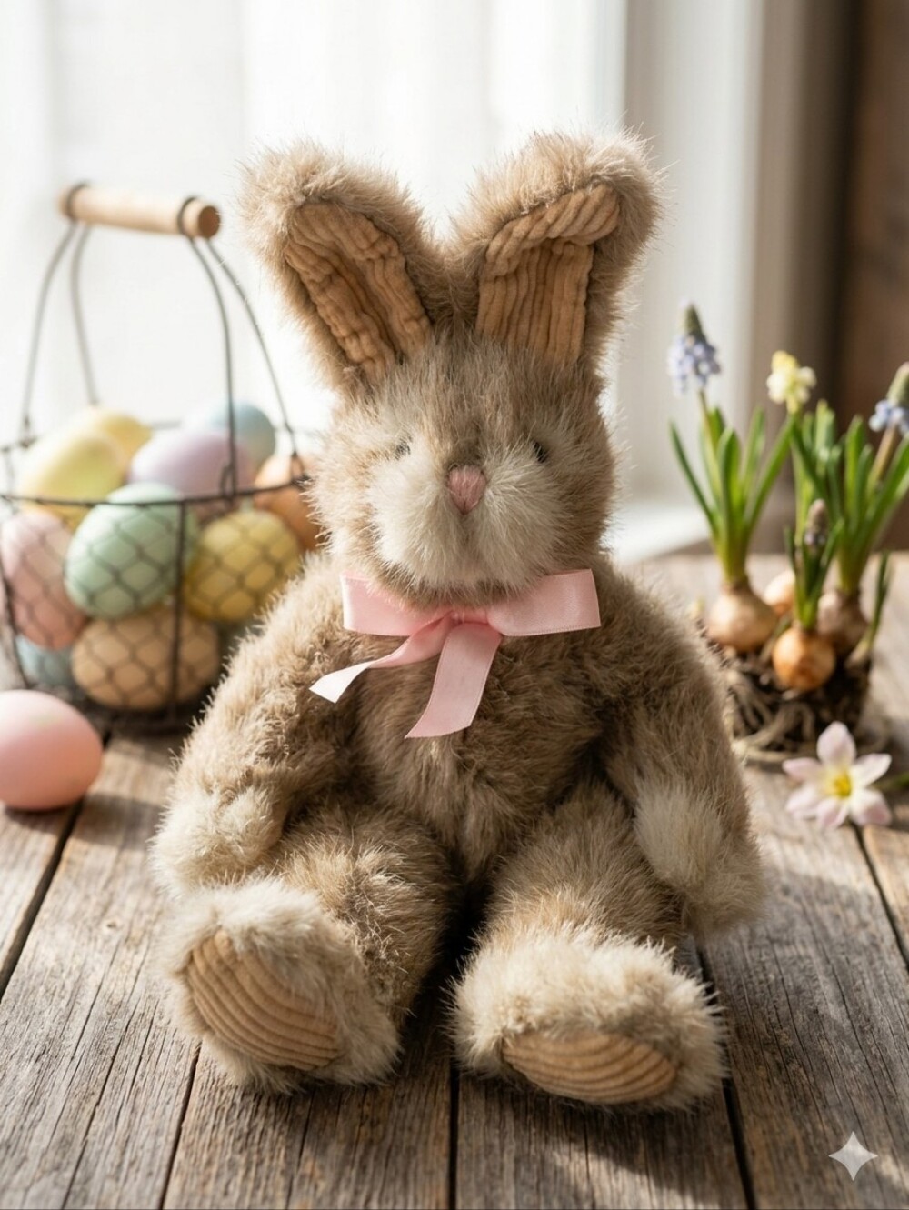 Vintage Russ Berrie Hopscotch Plush Easter Bunny Rabbit Toy